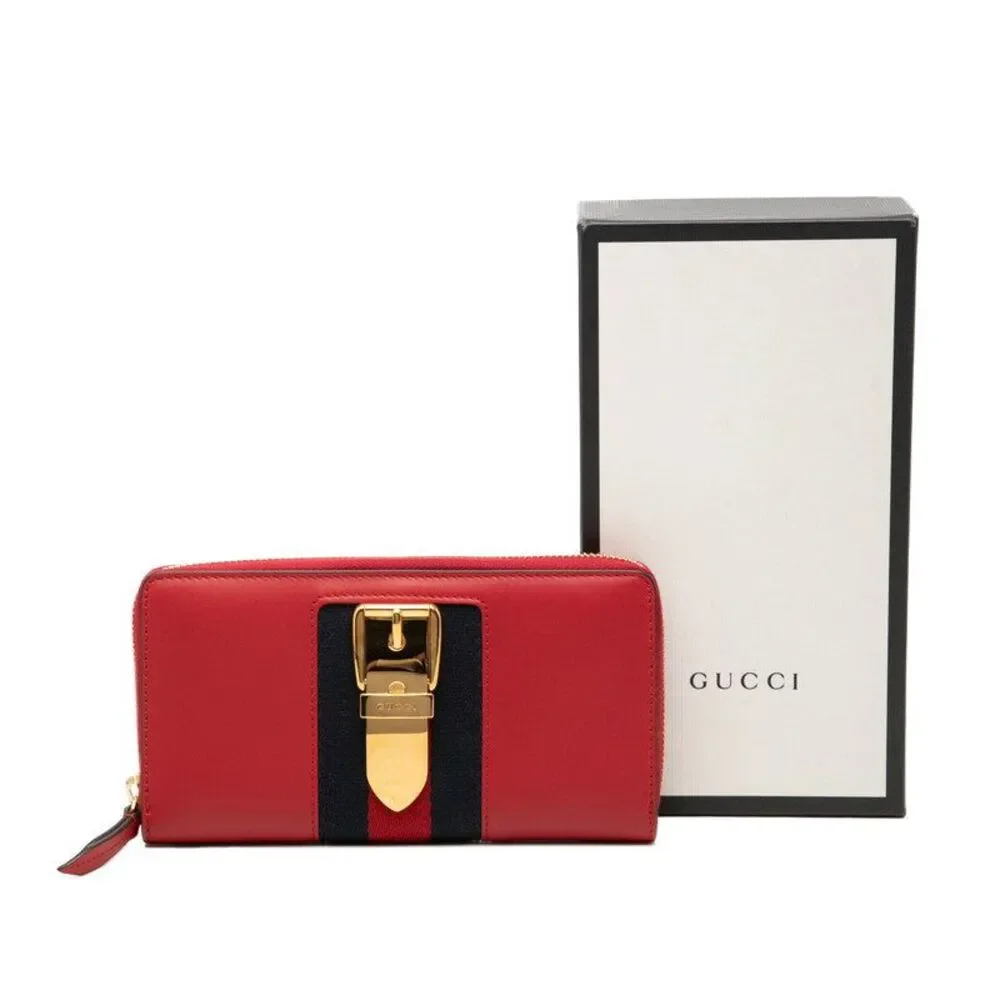 Gucci Sylvie Shelly Line Long Wallet